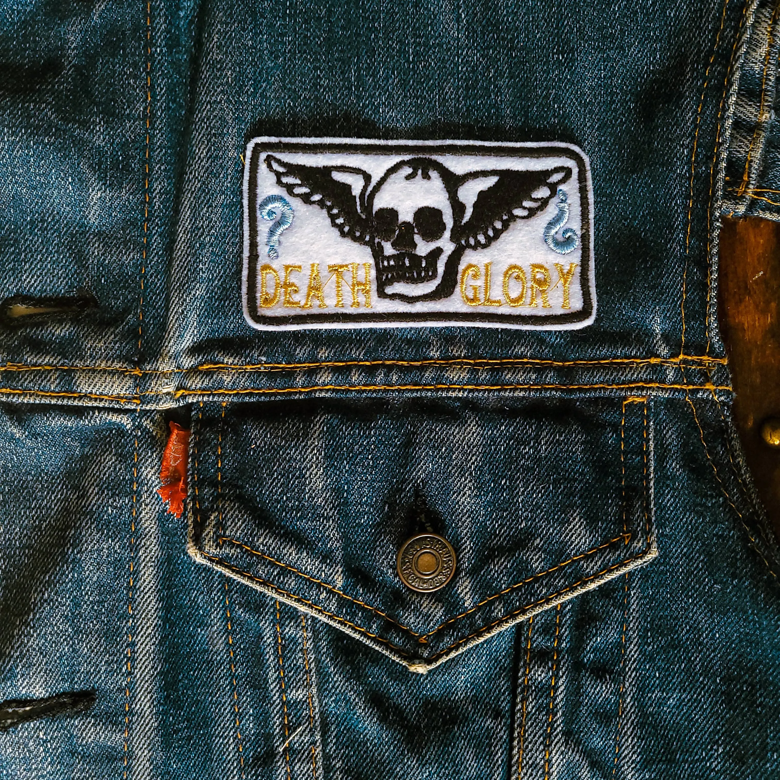 Patch brodé "Death or glory"