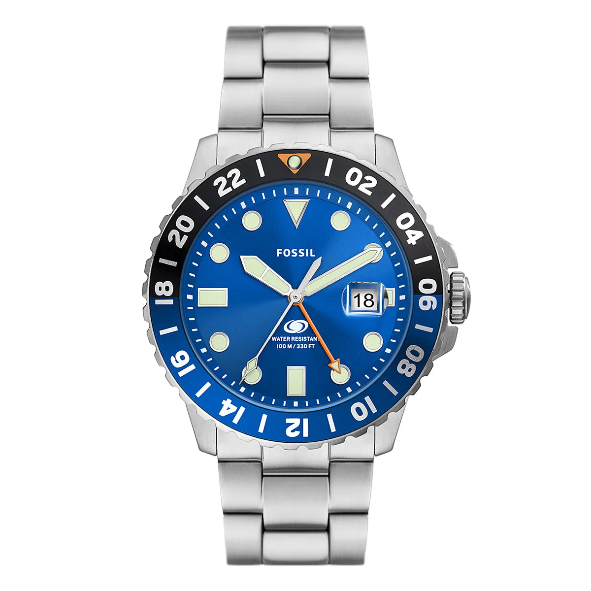 Reloj Fossil Blue Cuarzo Acero Inoxidable Hombre - FS5990