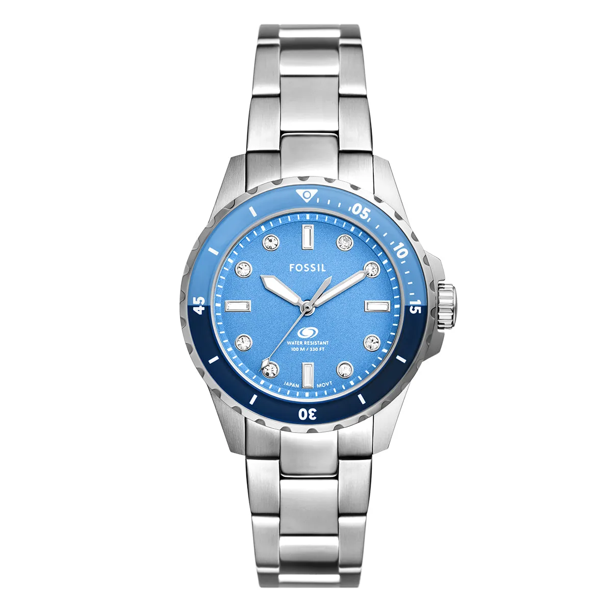 Reloj Fossil Blue Dive Cuarzo Acero Inoxidable Mujer - ES5348