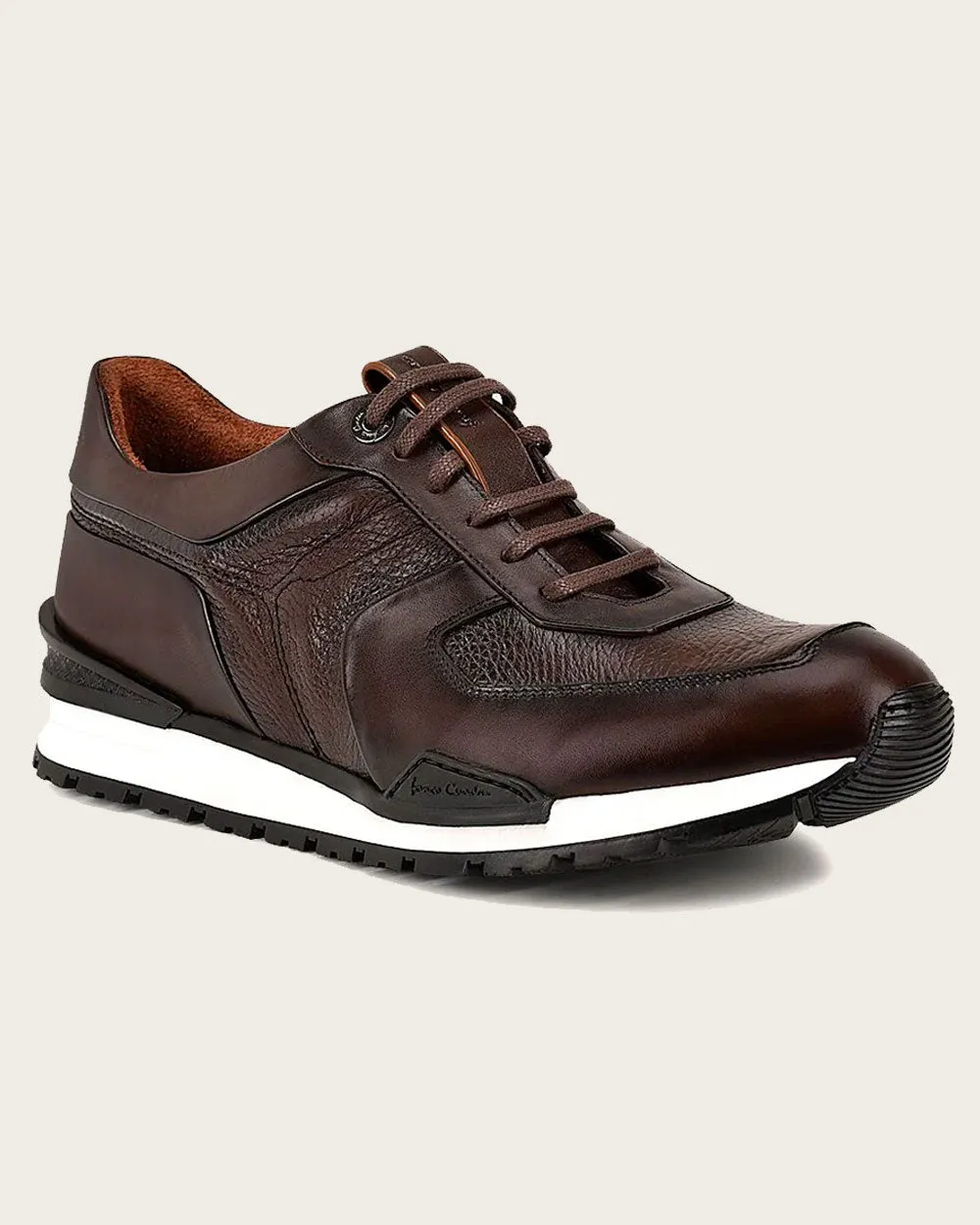 Sneakers brown deer leather