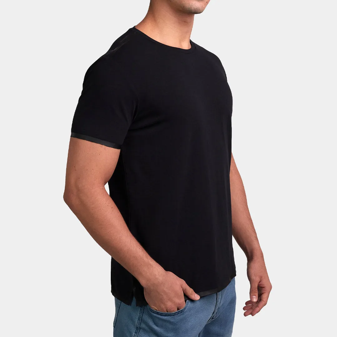 T-Shirt Básico Cuello Redondo Para Hombre