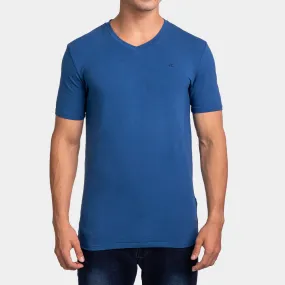 T-Shirt Básico Cuello V Para Hombre