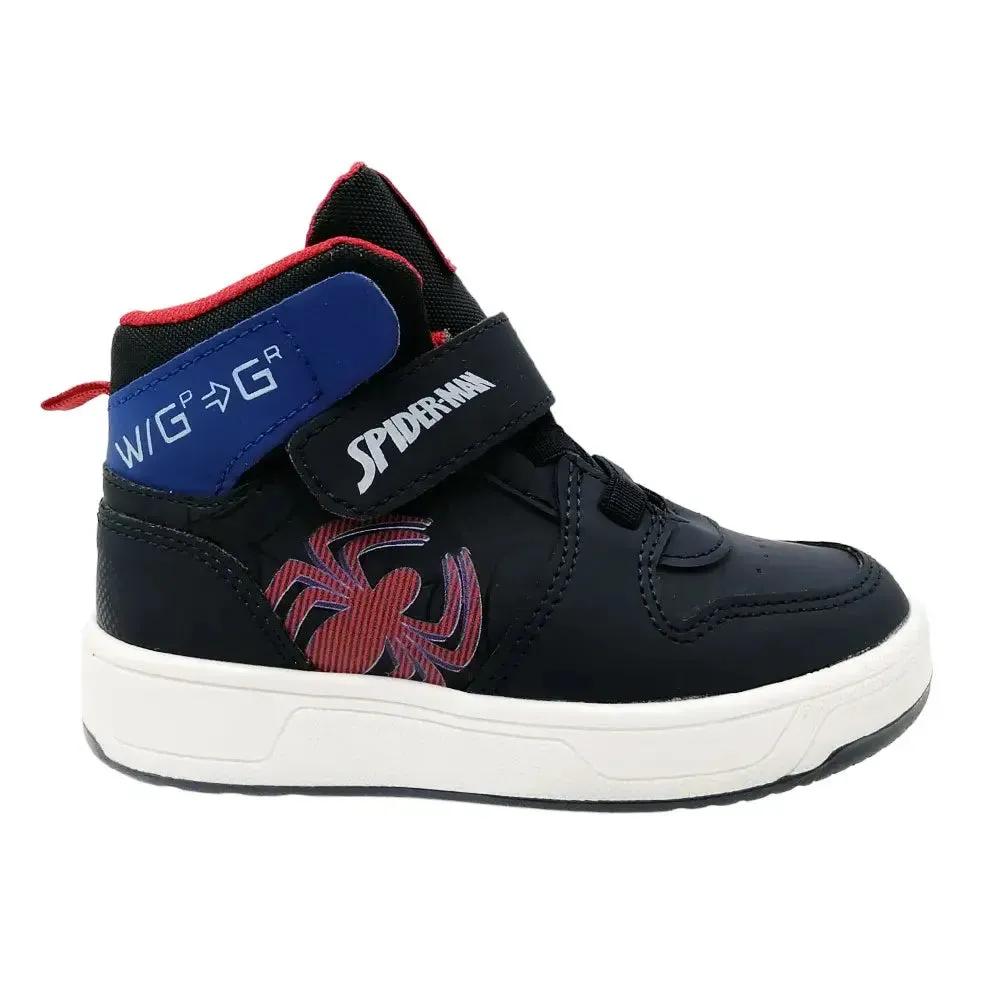 Tenis con Agujetas y Velcro de Spider Man para Niños Licencias 33844