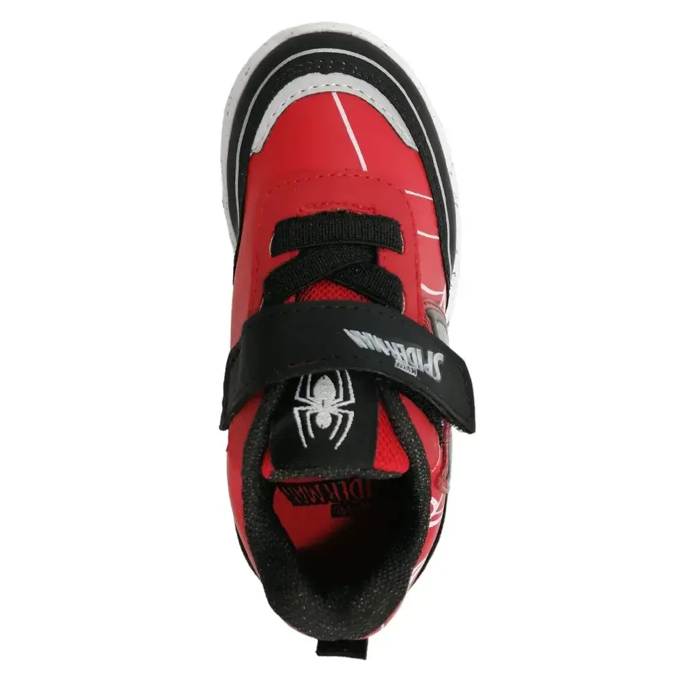 Tenis con Agujetas y Velcro de Spider Man para Niños Licencias 830506