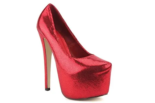 Women's Candie Embellished Hidden Platform Pumps Stiletto Heels