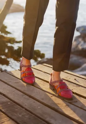 Zapato Mujer / Radal Fucsia Naranjo