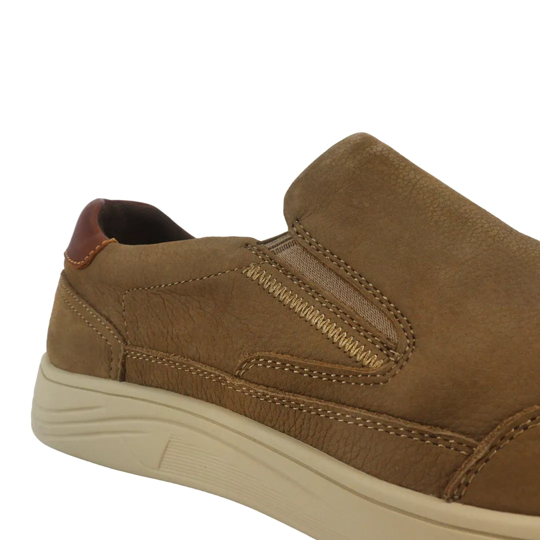 Zapatos casuales Allen Slipon tan para hombre