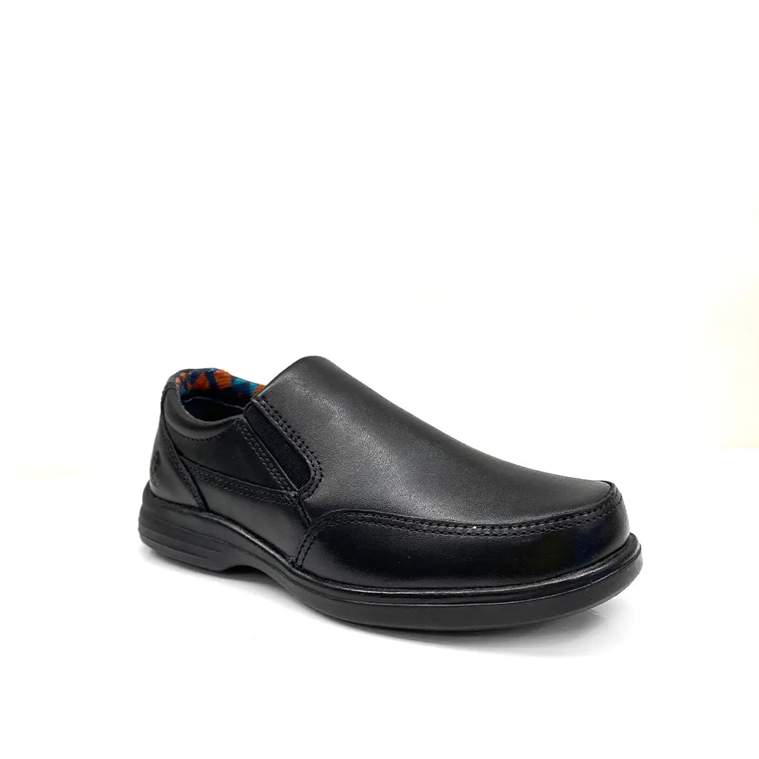 Zapatos escolares Luka slip negro para Niños